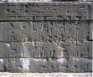 North-East relief, North Wall, South Ball Court, Late Classic period